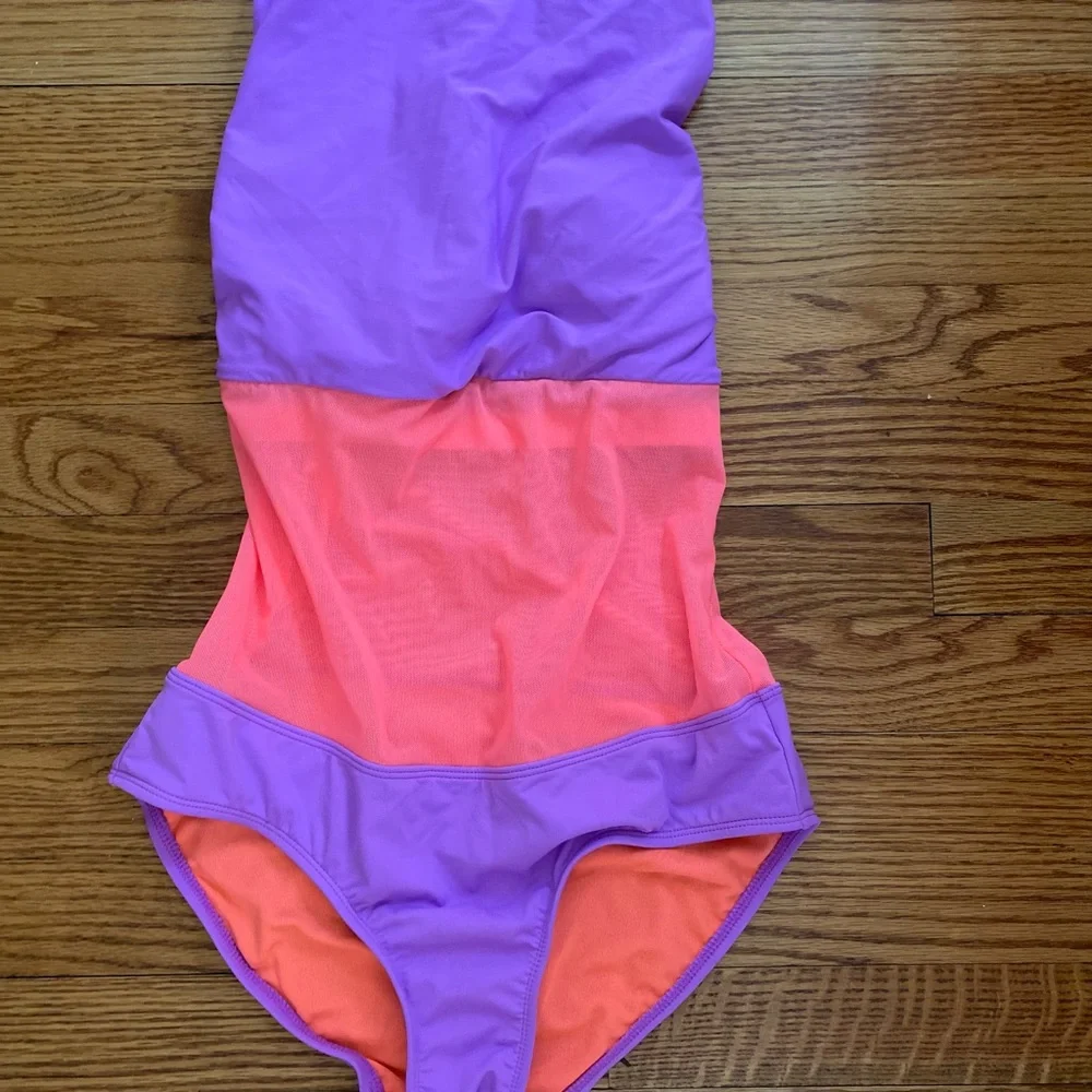 Althleta Shirrendipty Swim Dress - purple Worn Once! - Picture 7 of 9
